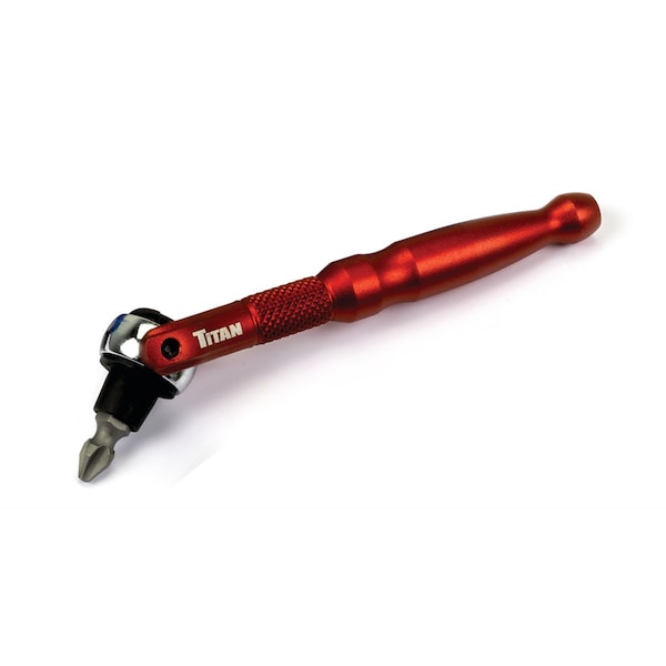 14 in  Drive Aluminum Swivel Head Micro Bit Driver